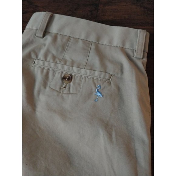 Tailorbyrd Collection Golf Casual Pants Tan Stretch Fabric Flat Front Mens 36x34 - Picture 5 of 8